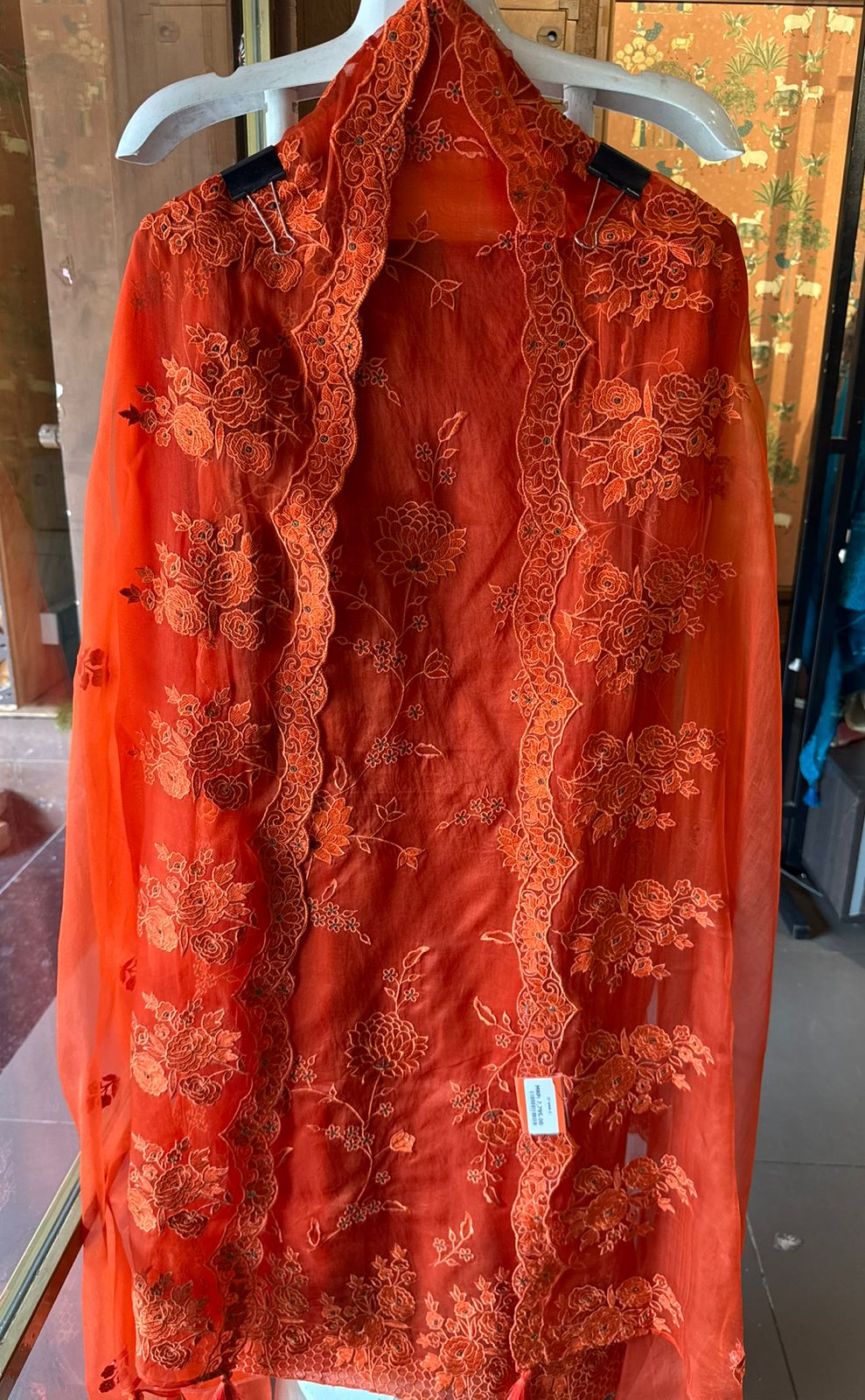 Lightweight sheer organza