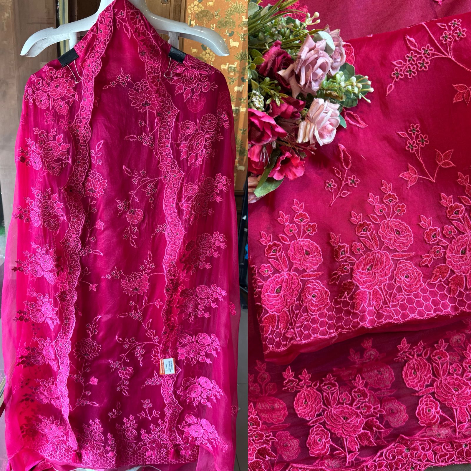 Lightweight sheer organza