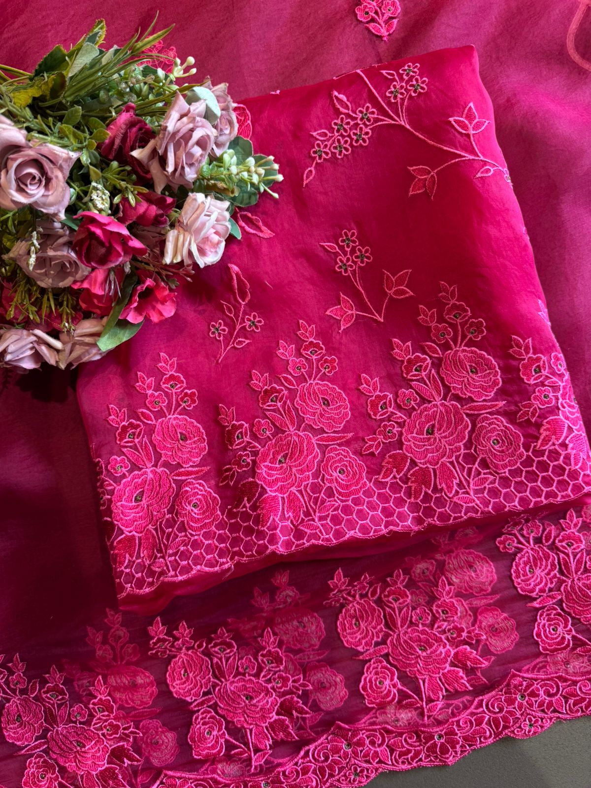 Lightweight sheer organza