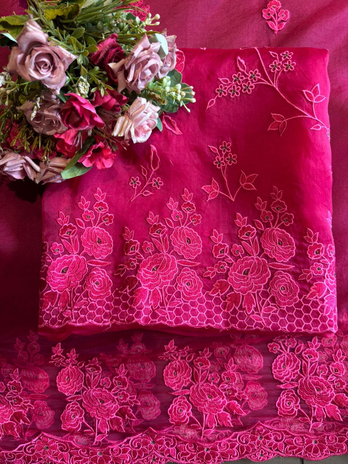 Lightweight sheer organza