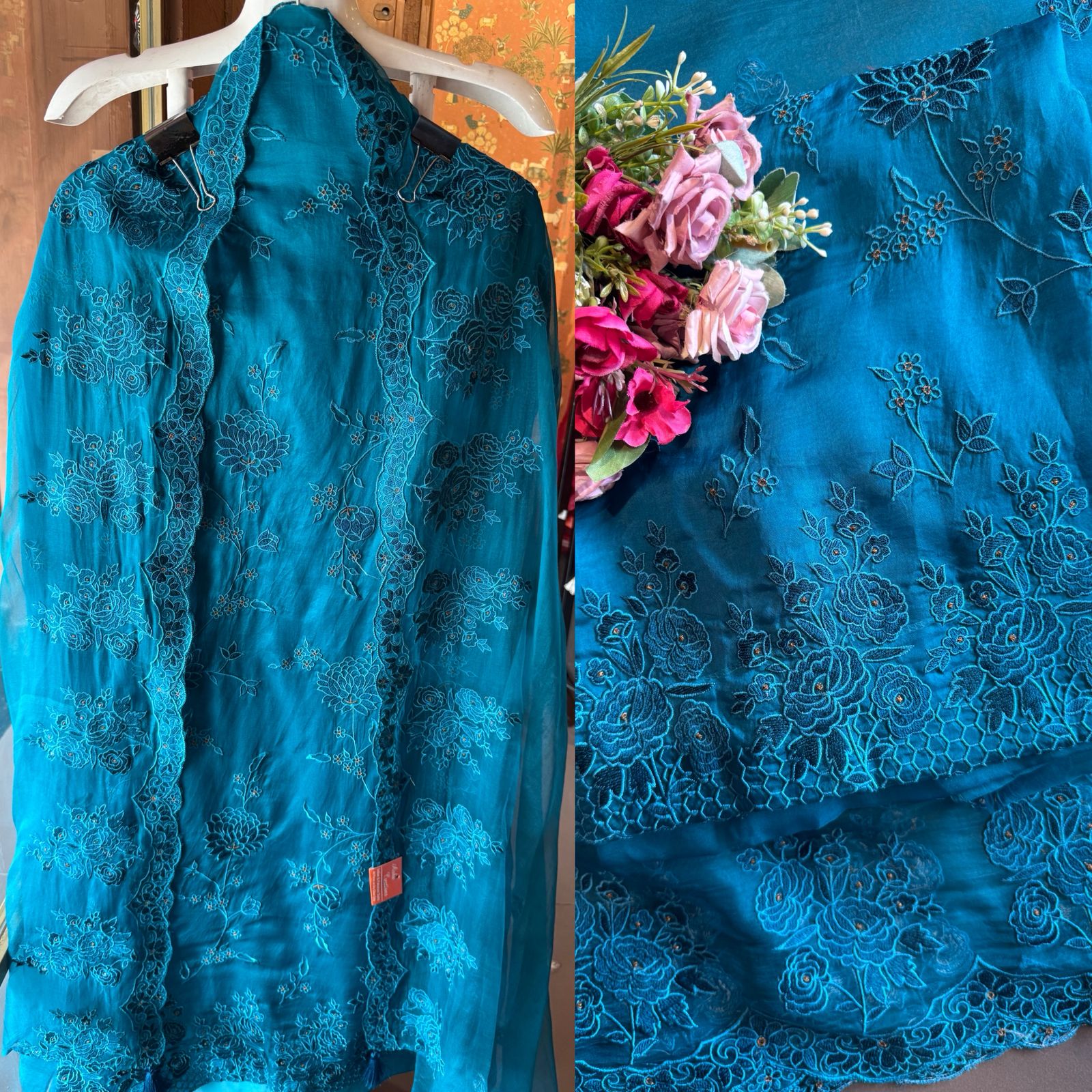 Lightweight sheer organza