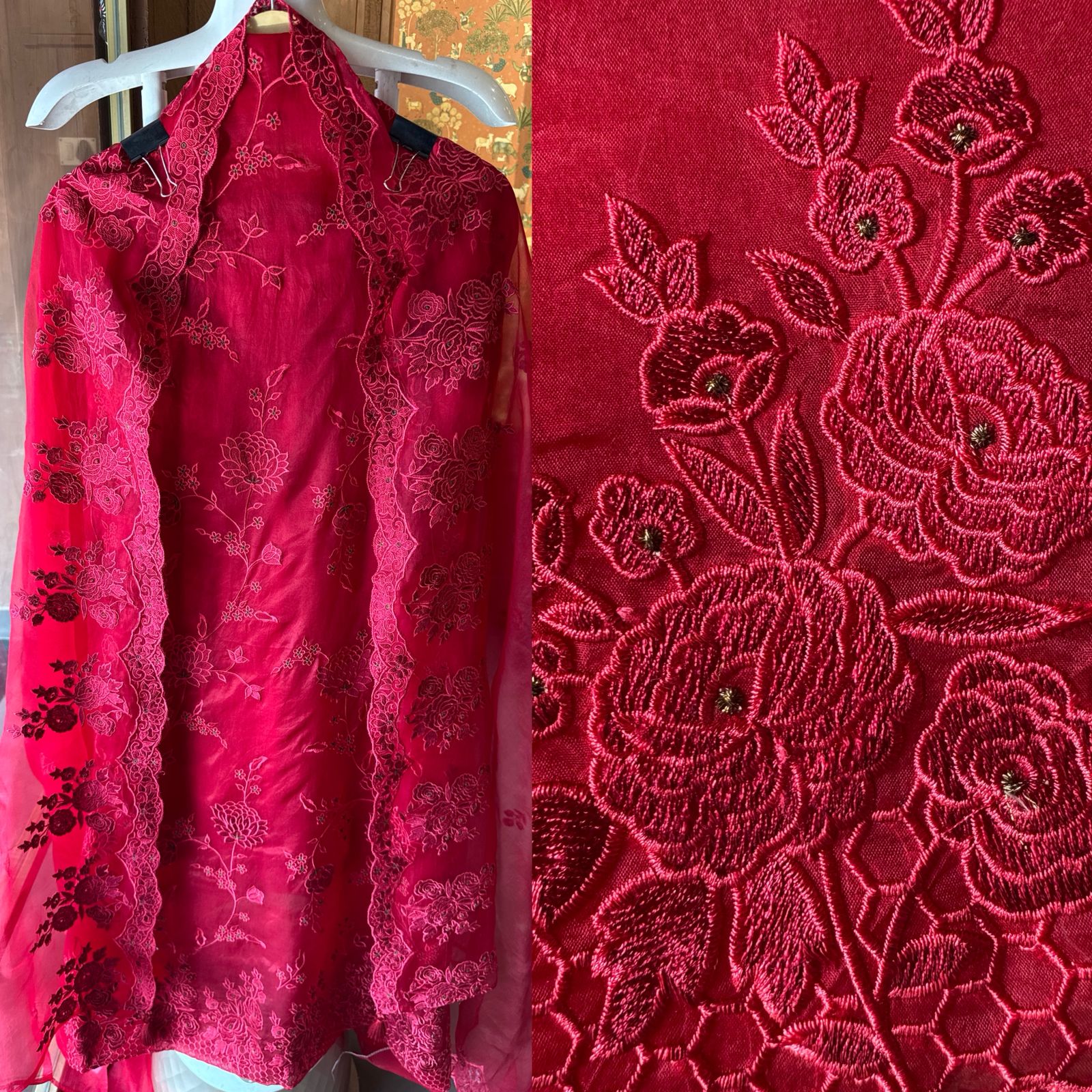 Lightweight sheer organza