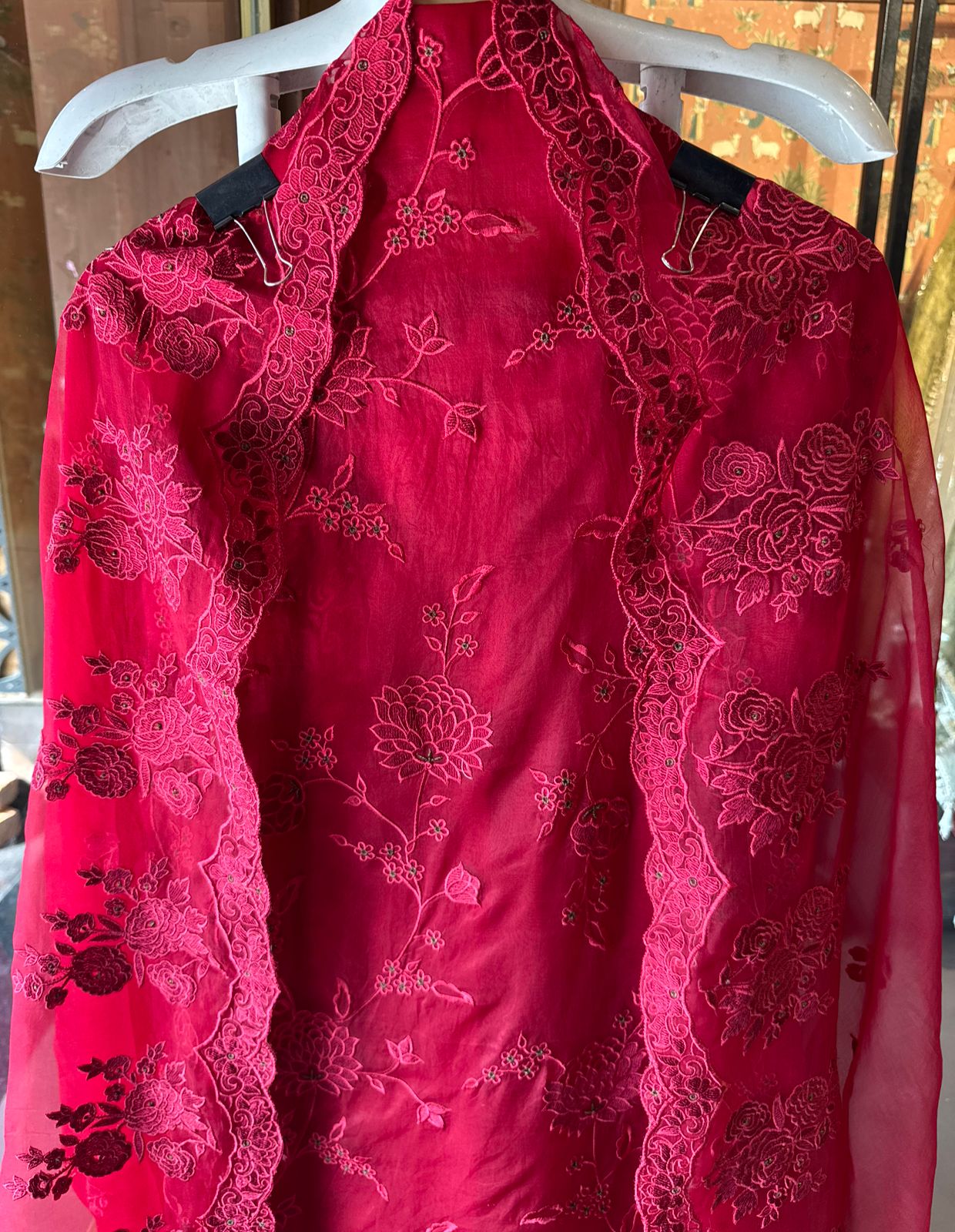 Lightweight sheer organza