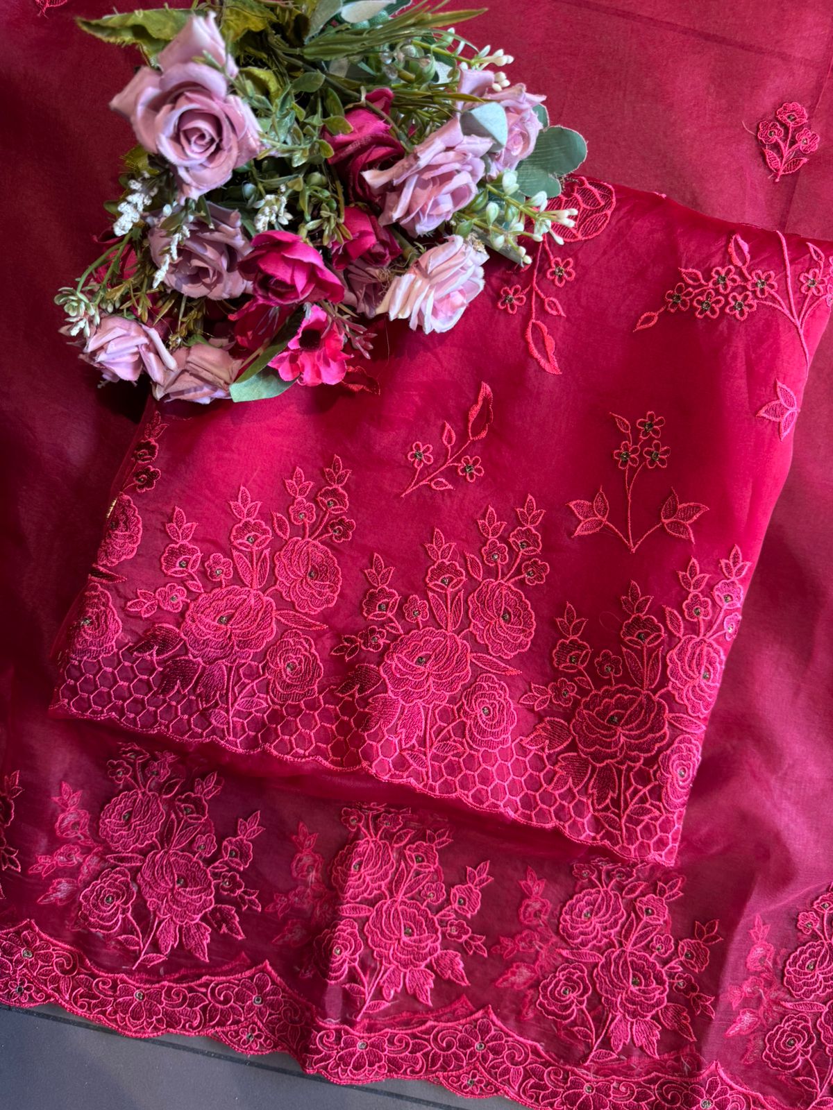 Lightweight sheer organza