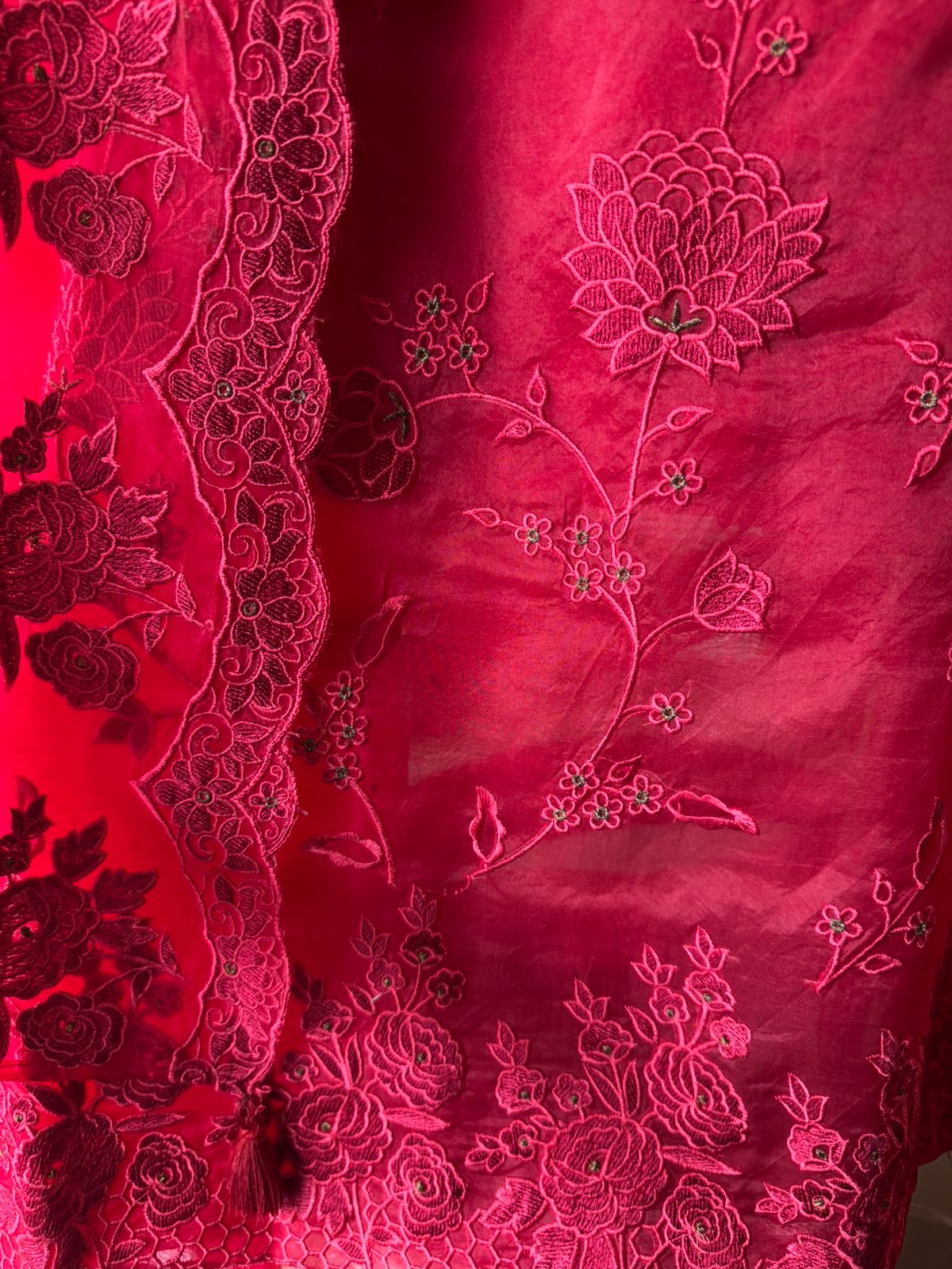 Lightweight sheer organza