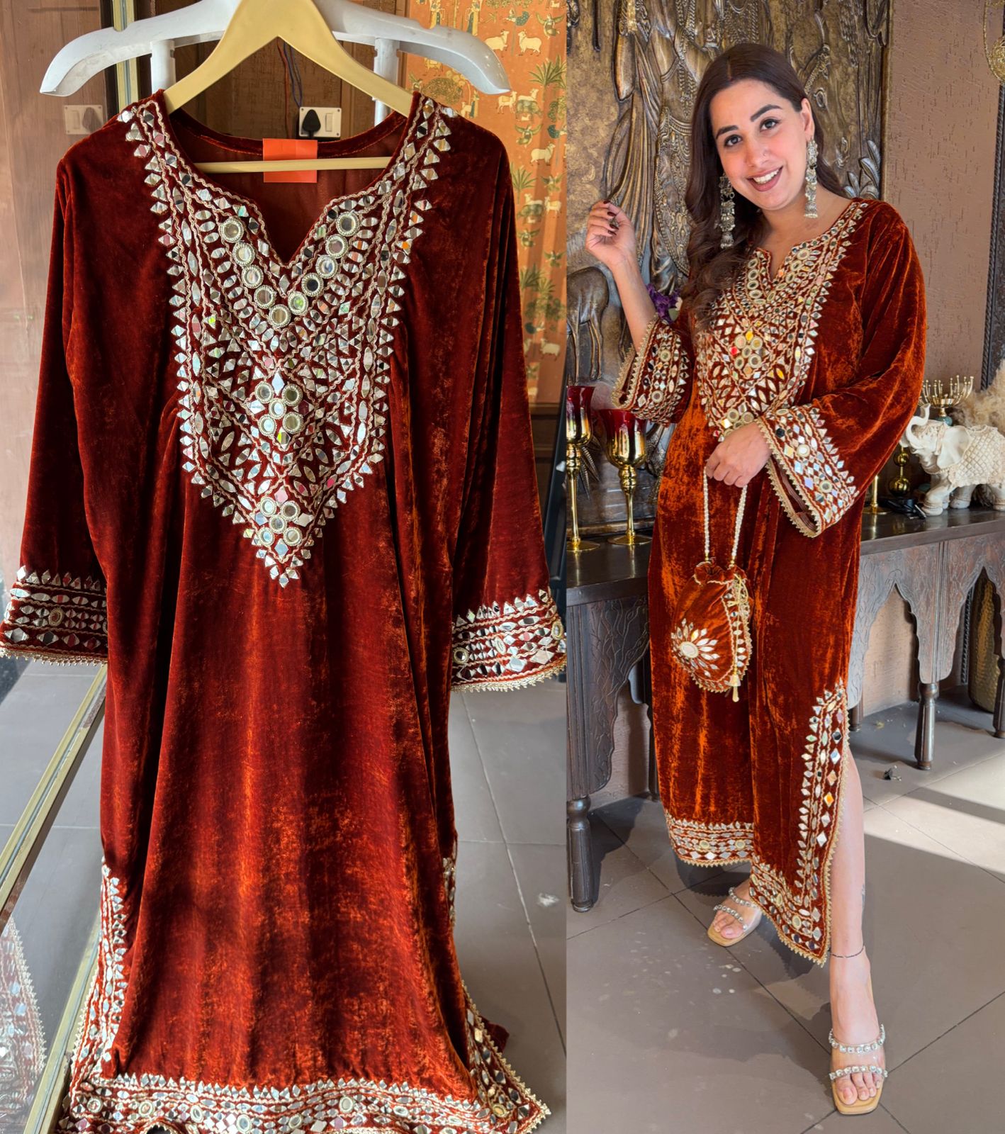 Trending Velvet Long dresses