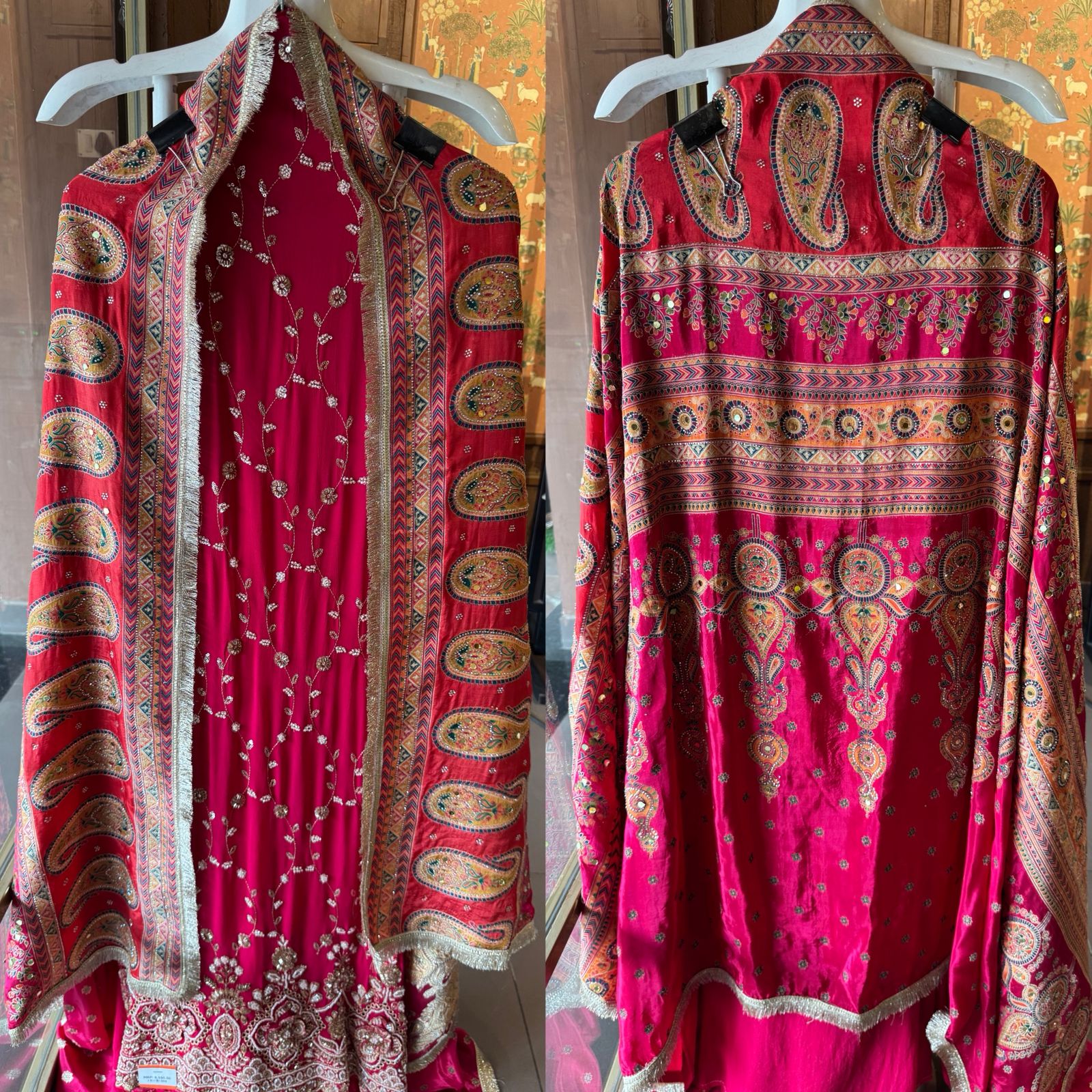 heavily embellished ethnic suit