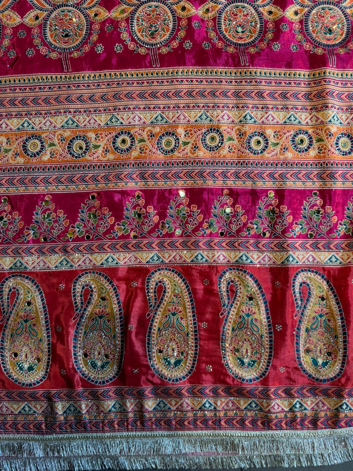 heavily embellished ethnic suit