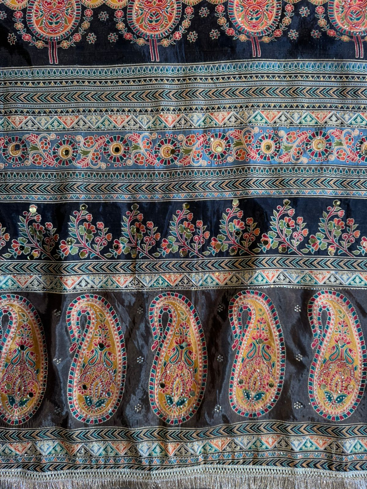 heavily embellished ethnic suit