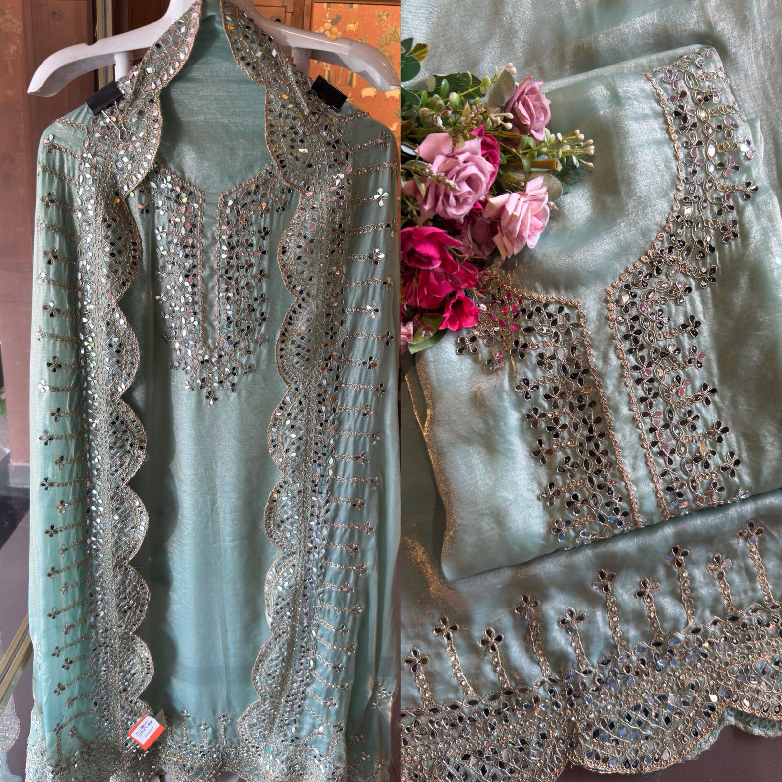 Pure glass tissue shirt