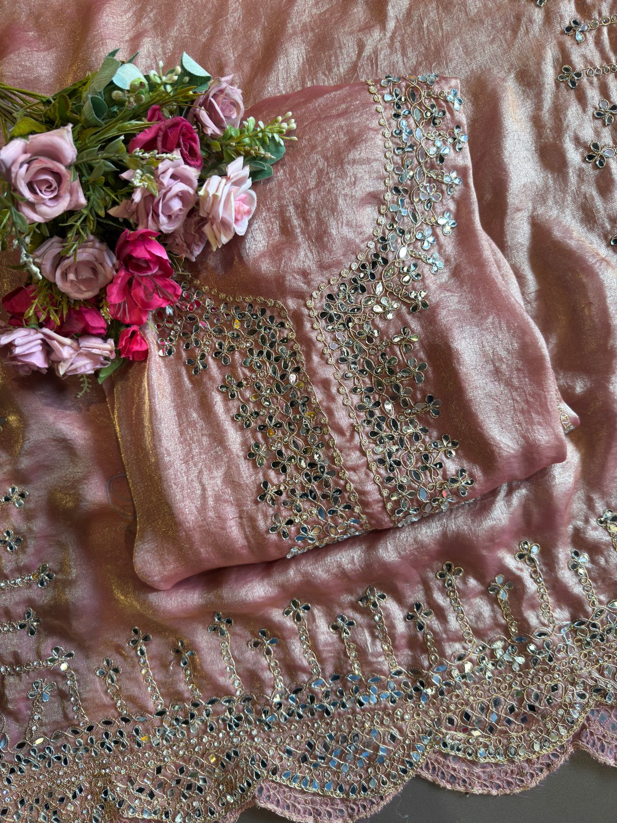 Pure glass tissue shirt