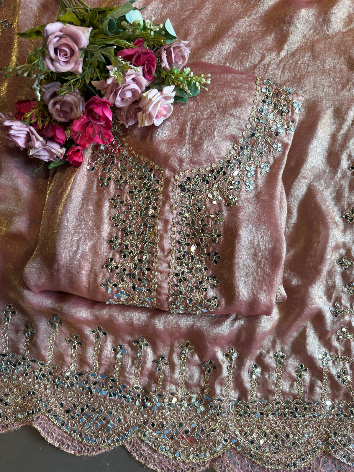 Pure glass tissue shirt