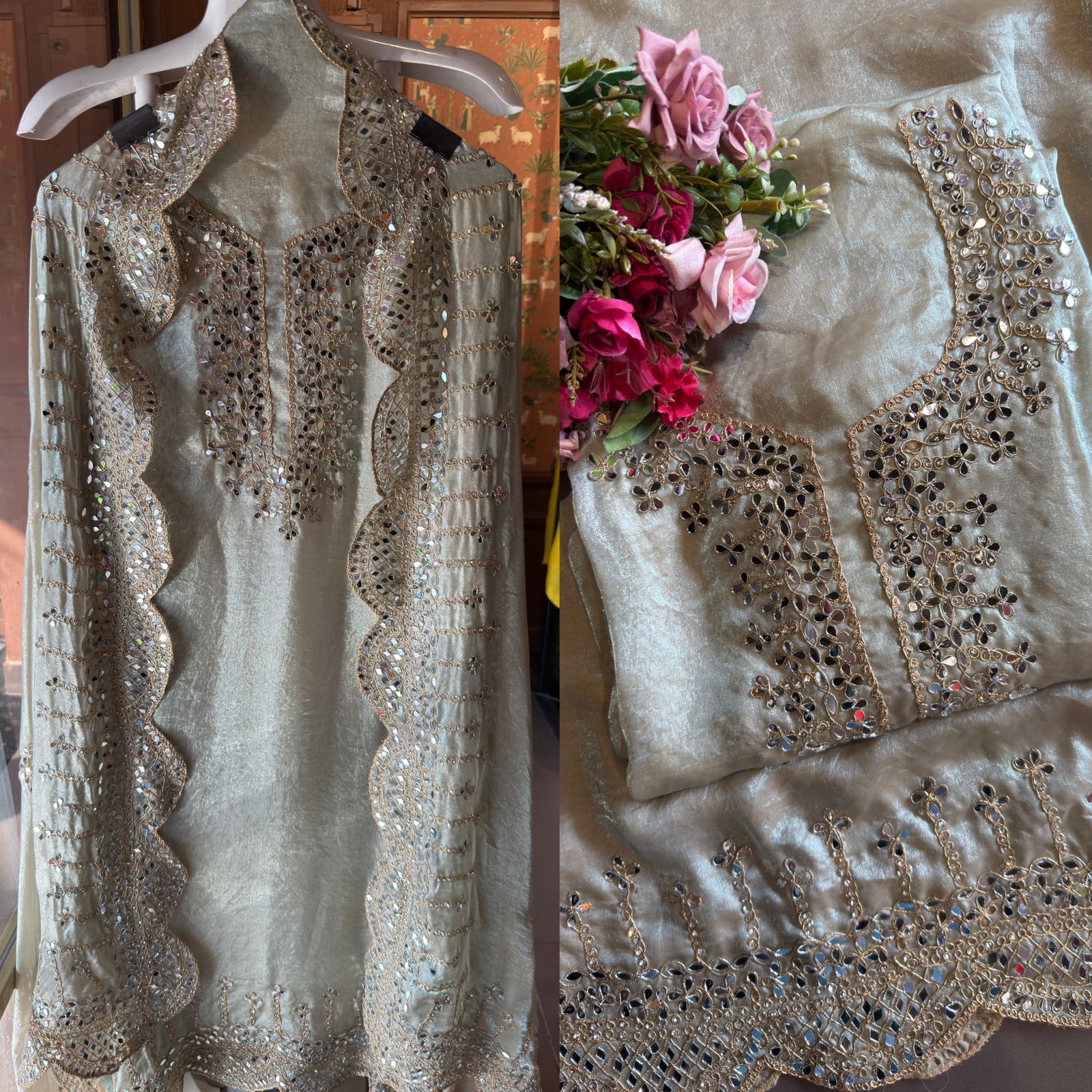 Pure glass tissue shirt