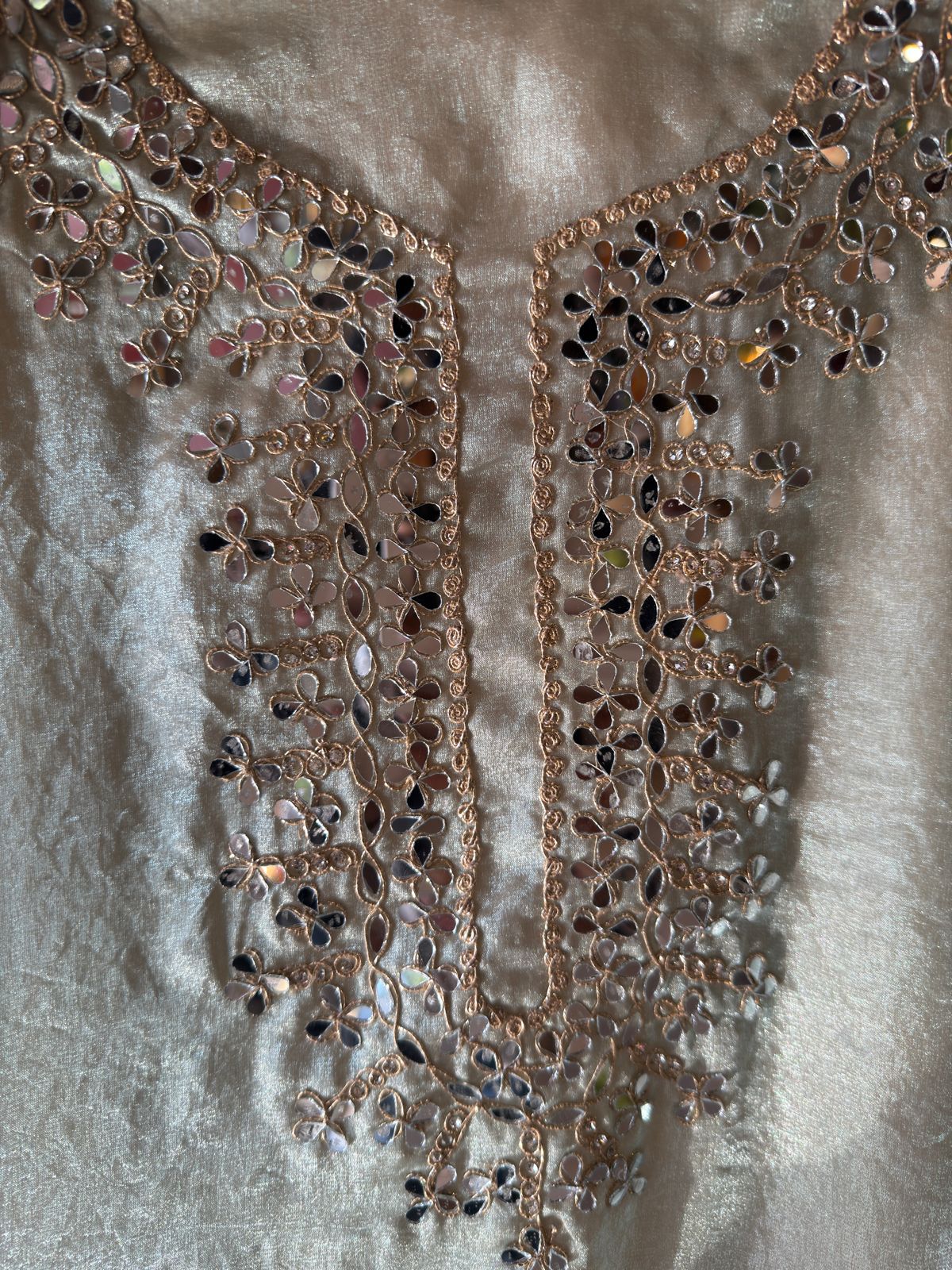 Pure glass tissue shirt