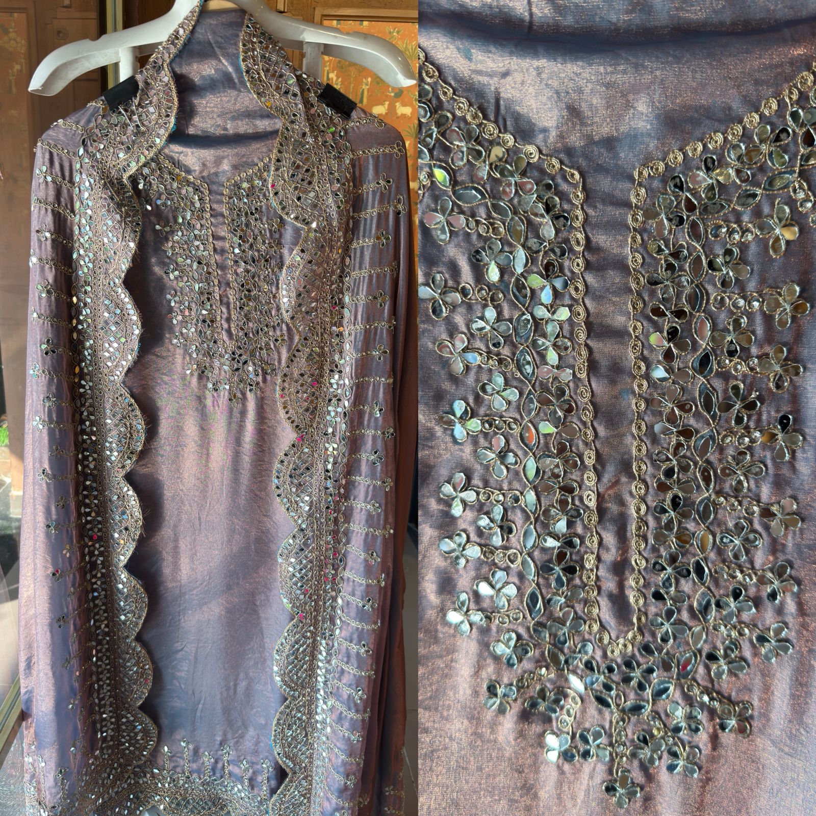 Pure glass tissue shirt