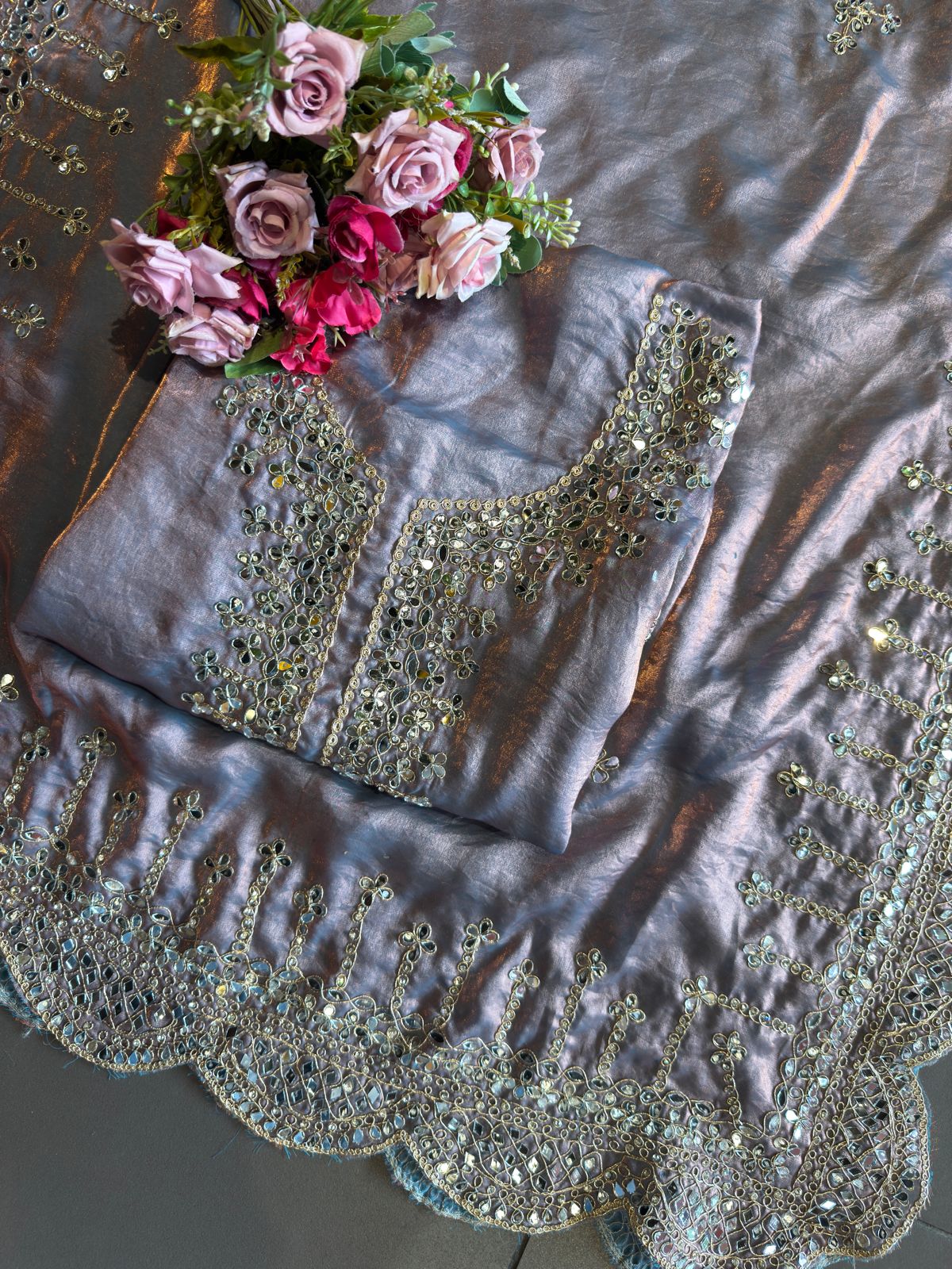 Pure glass tissue shirt