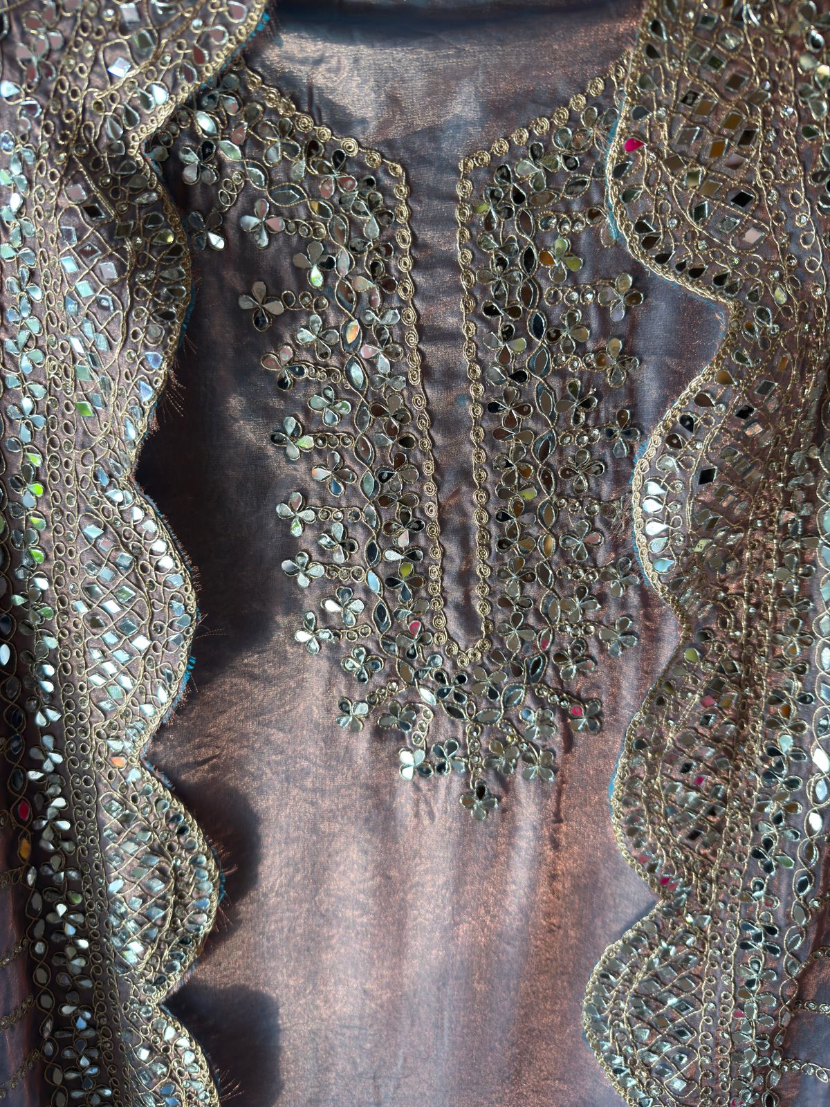 Pure glass tissue shirt