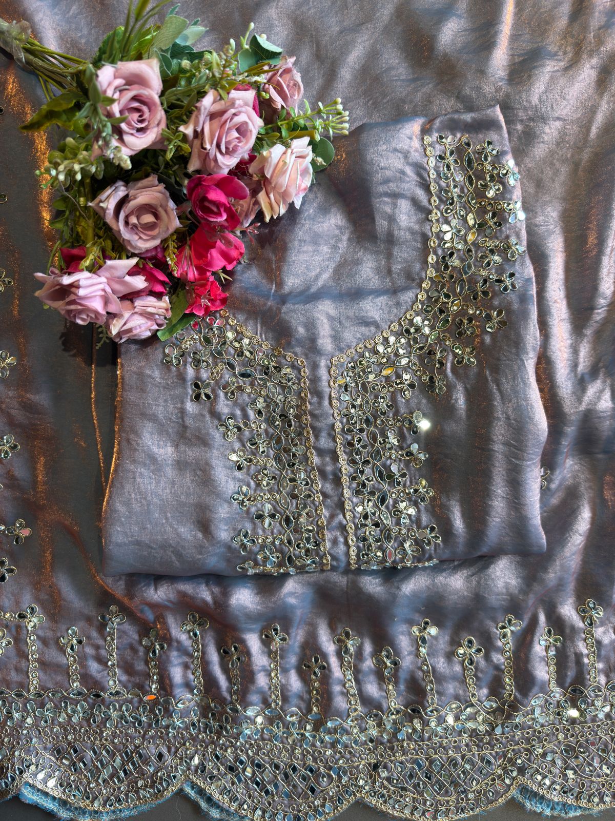 Pure glass tissue shirt