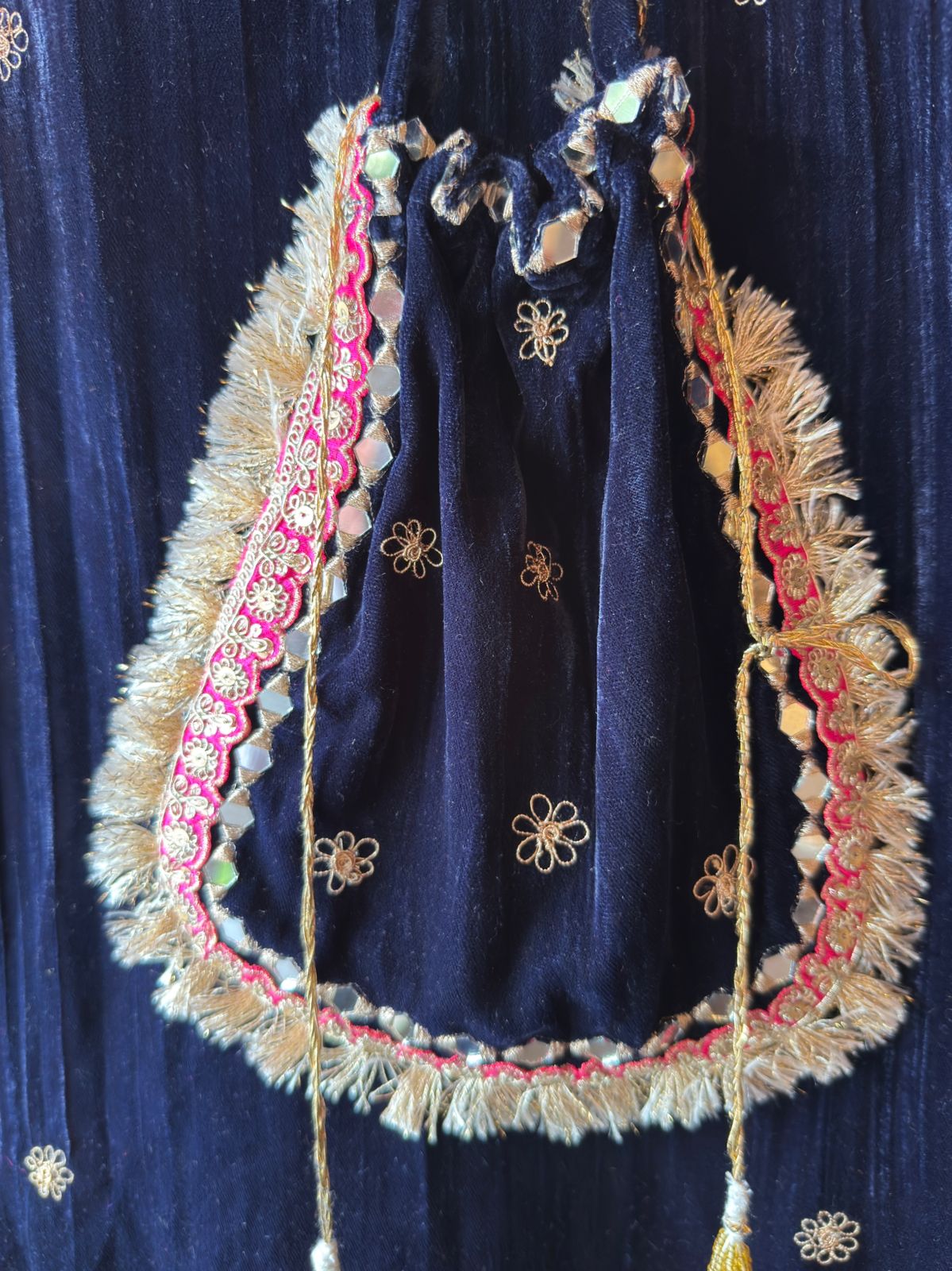 Traditional velvet Long dress