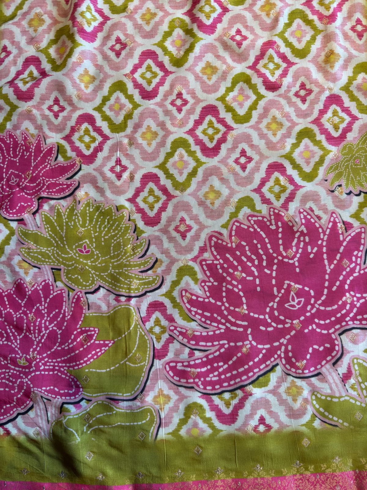 KHAADI silk Unstitched Suit