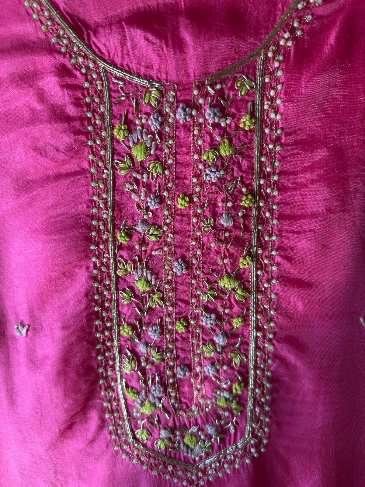KHAADI silk Unstitched Suit