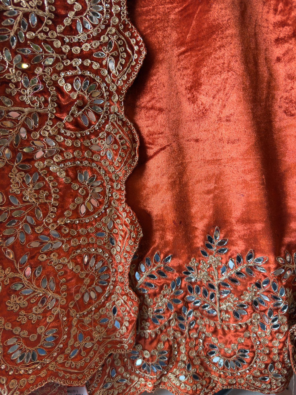 Velvet Suits with Intricate zari work