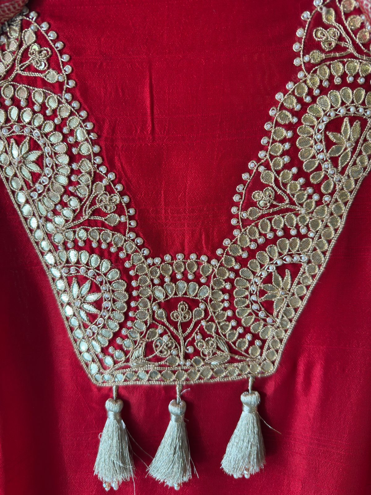 Beautiful ethnic unstitched suit