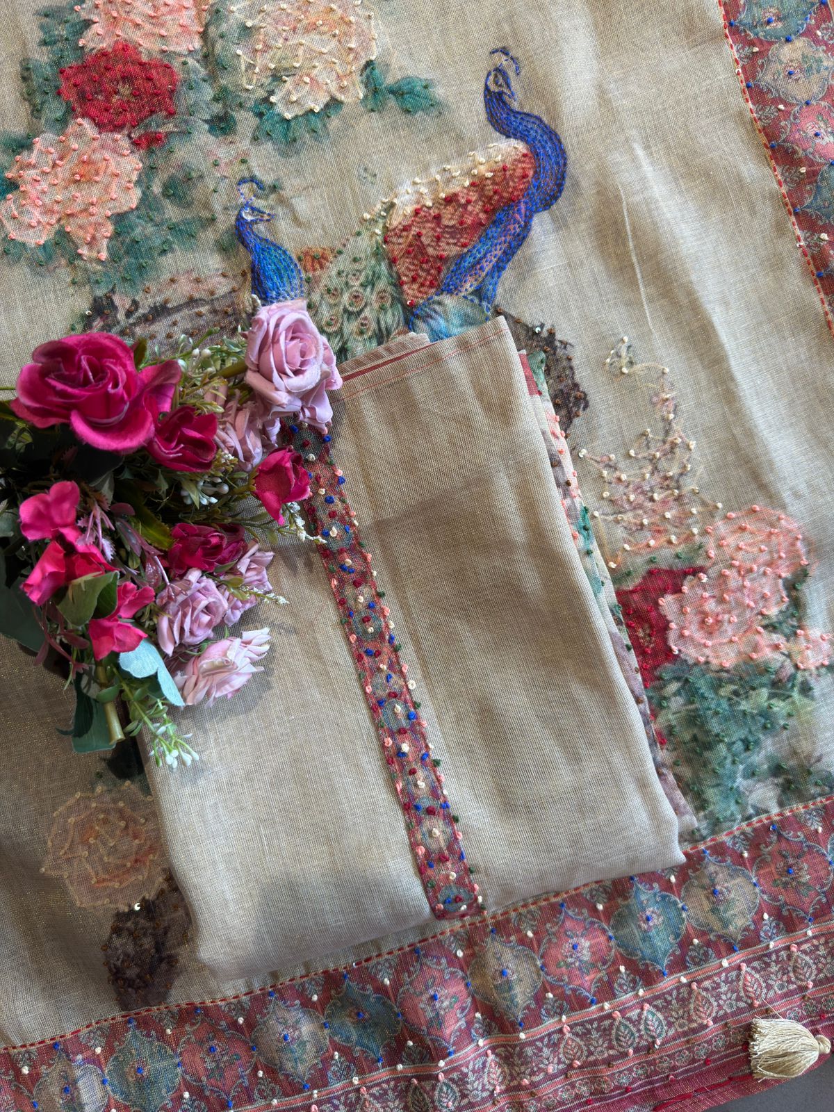 SEMI FORMALS UNSTITCHED SUITS