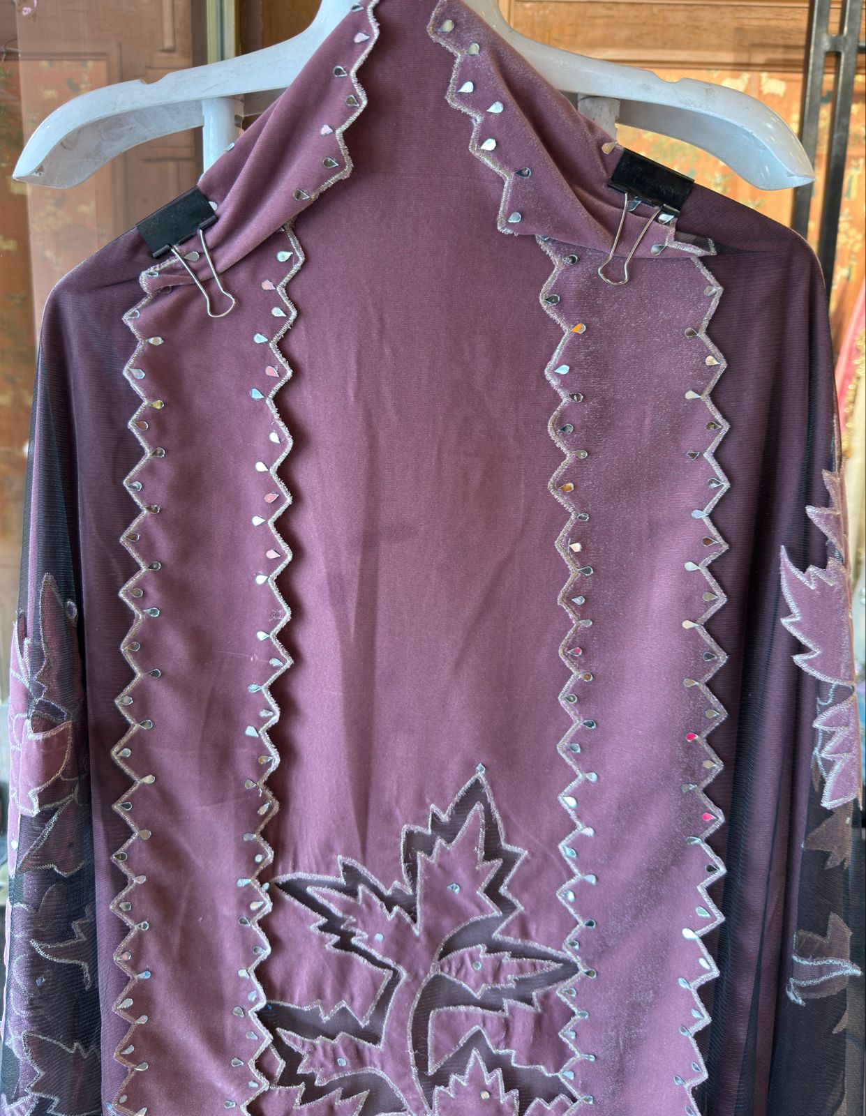 Pure micro velvet unstitched kurta