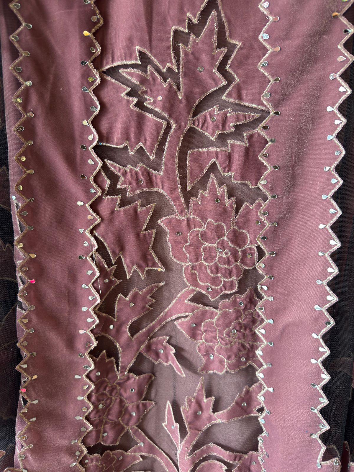 Pure micro velvet unstitched kurta