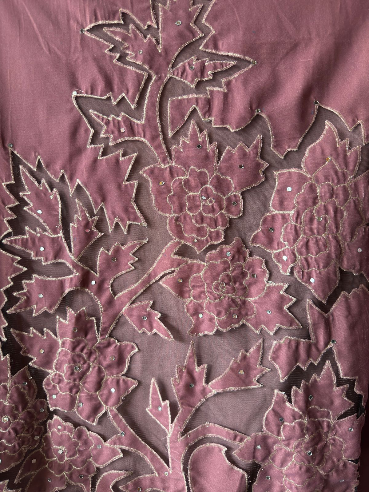 Pure micro velvet unstitched kurta