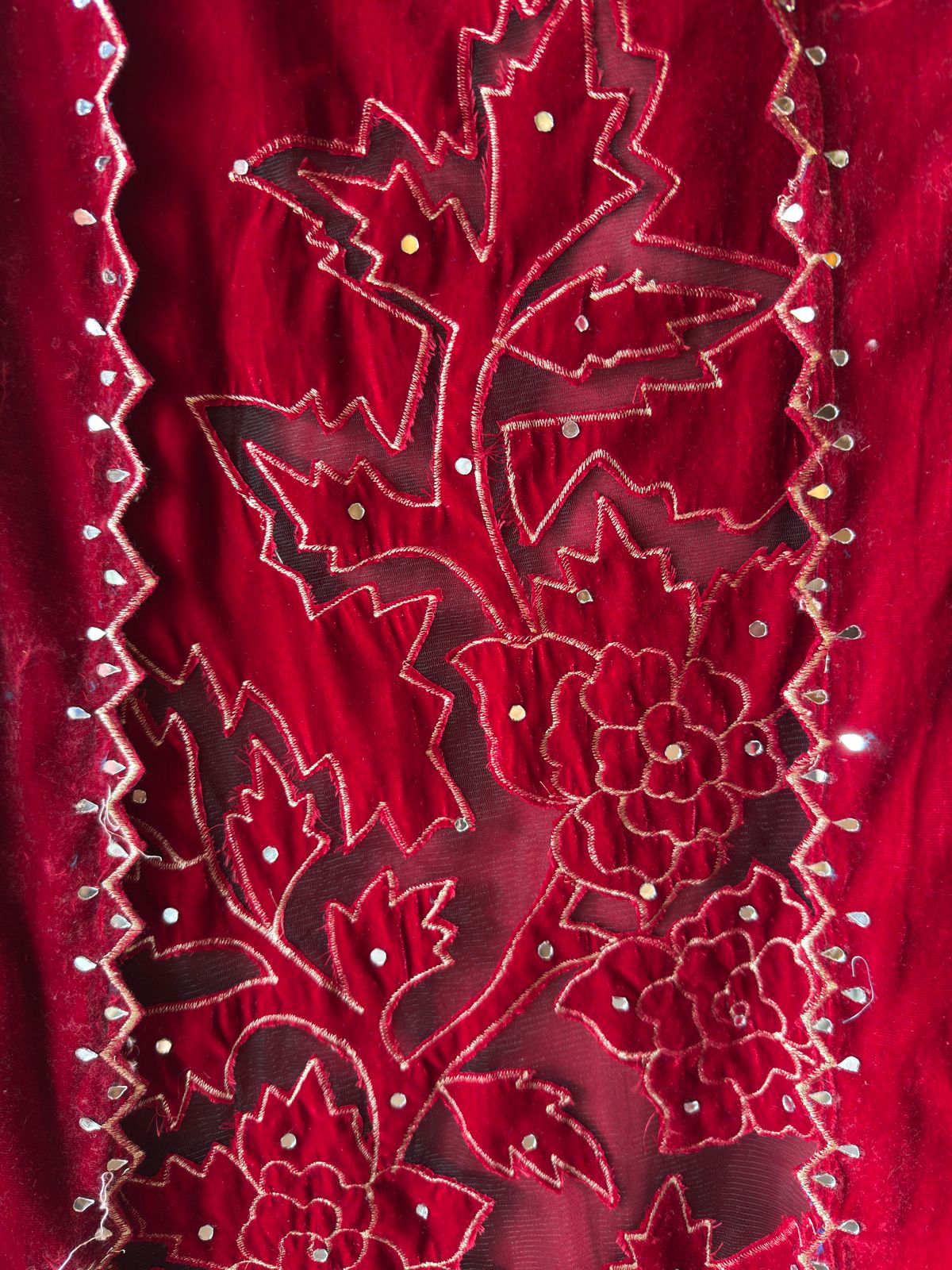 Pure micro velvet unstitched kurta