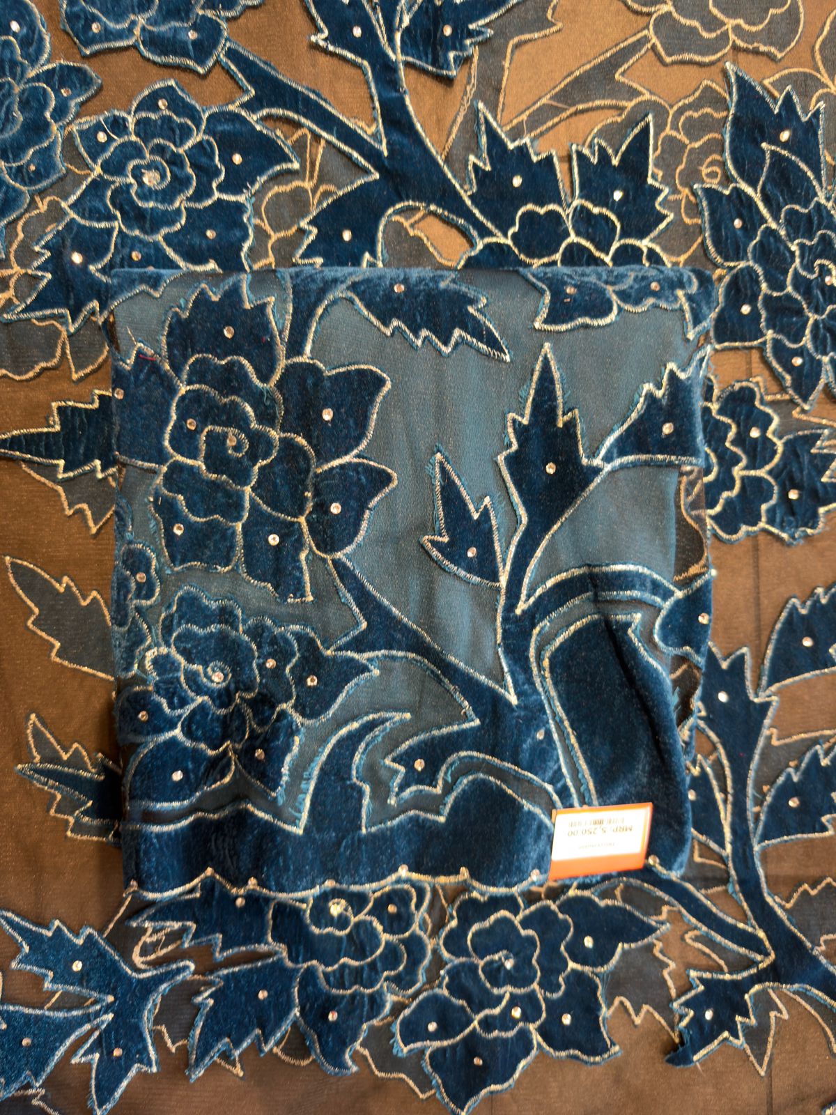 Pure micro velvet unstitched kurta