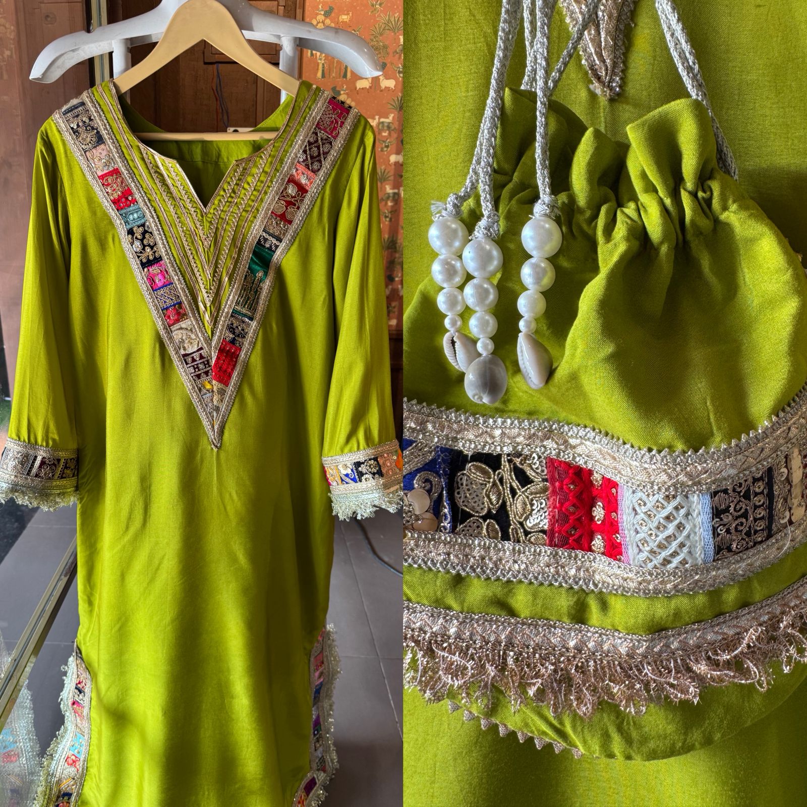 Straight Cut Silk tunic