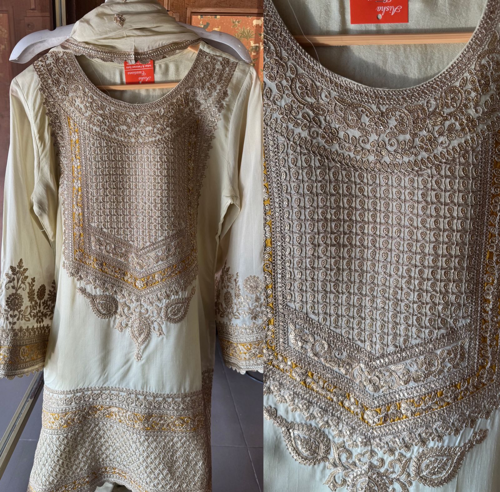 Pure 100% silk Kurta