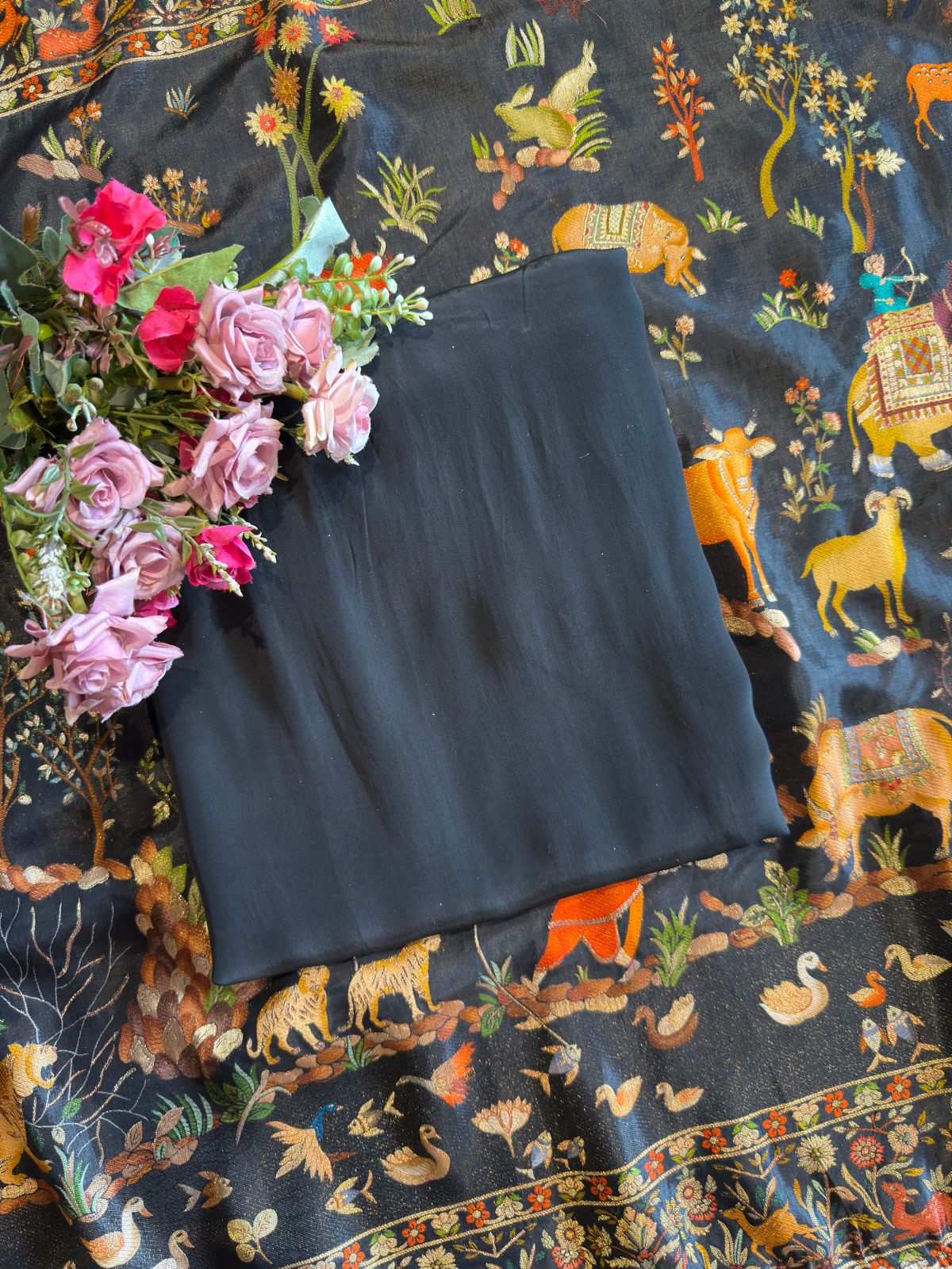 Pure crepe 5 meters fabric for Shirt