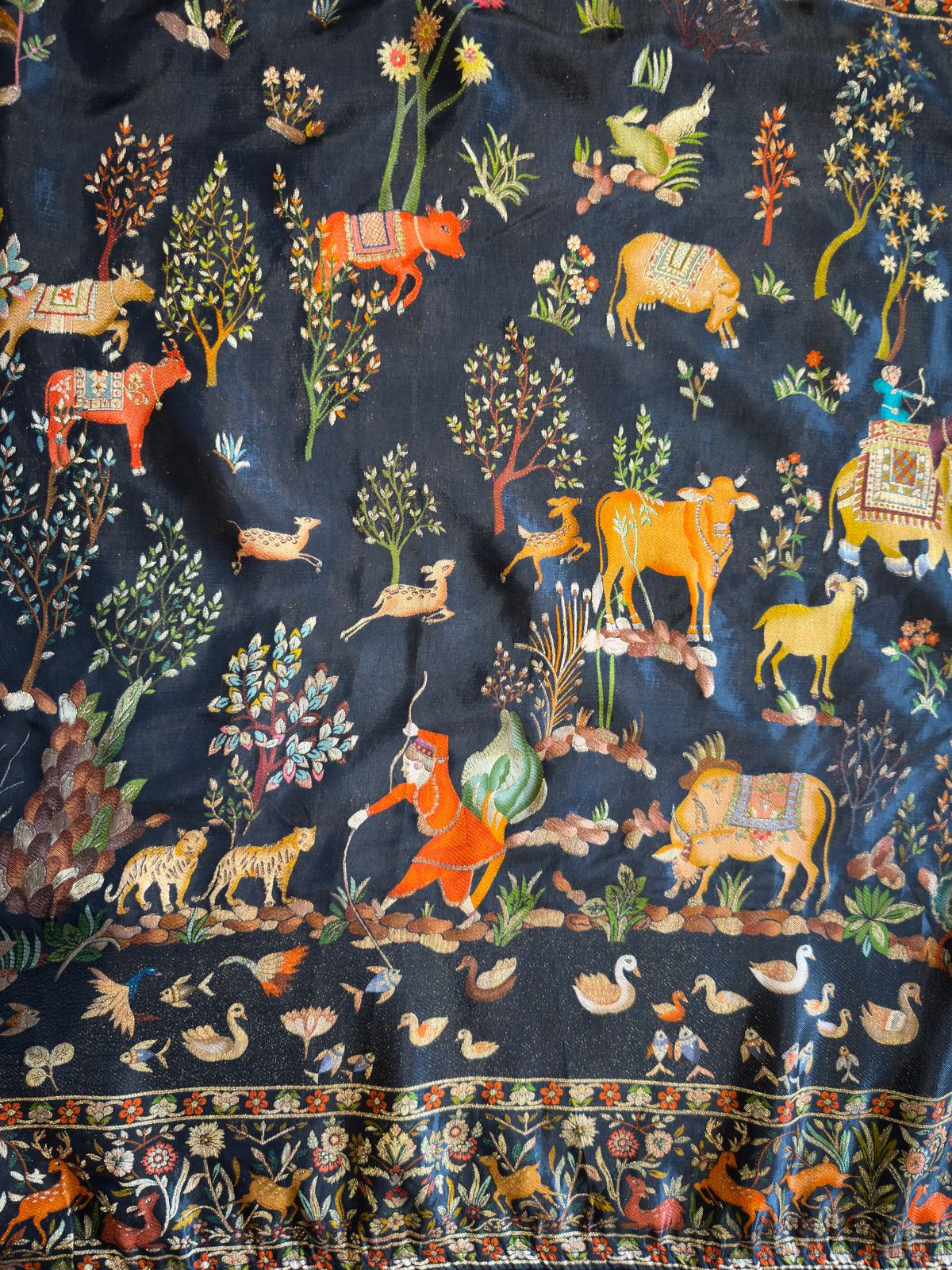 Pure crepe 5 meters fabric for Shirt