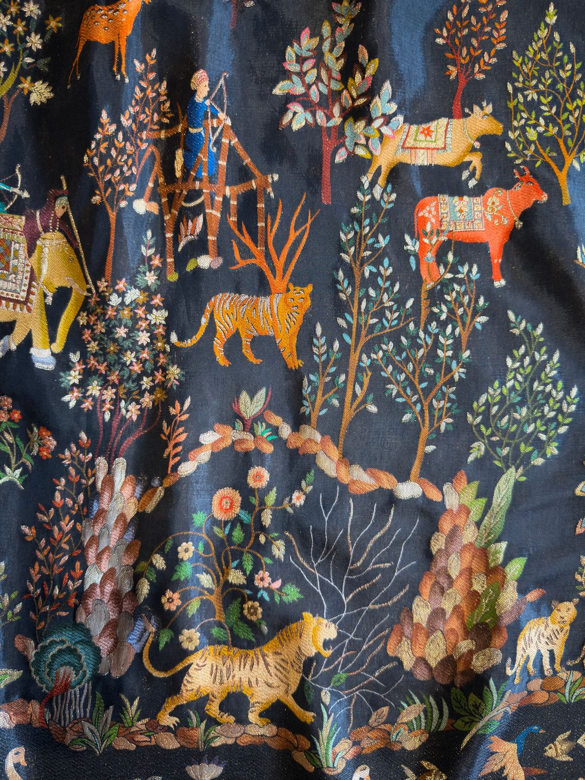 Pure crepe 5 meters fabric for Shirt