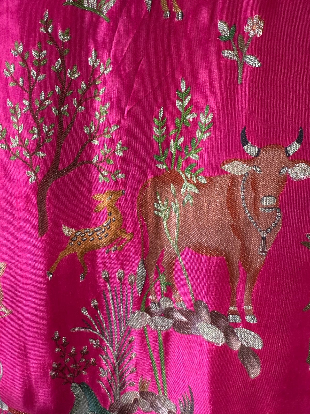 Pure crepe 5 meters fabric for Shirt