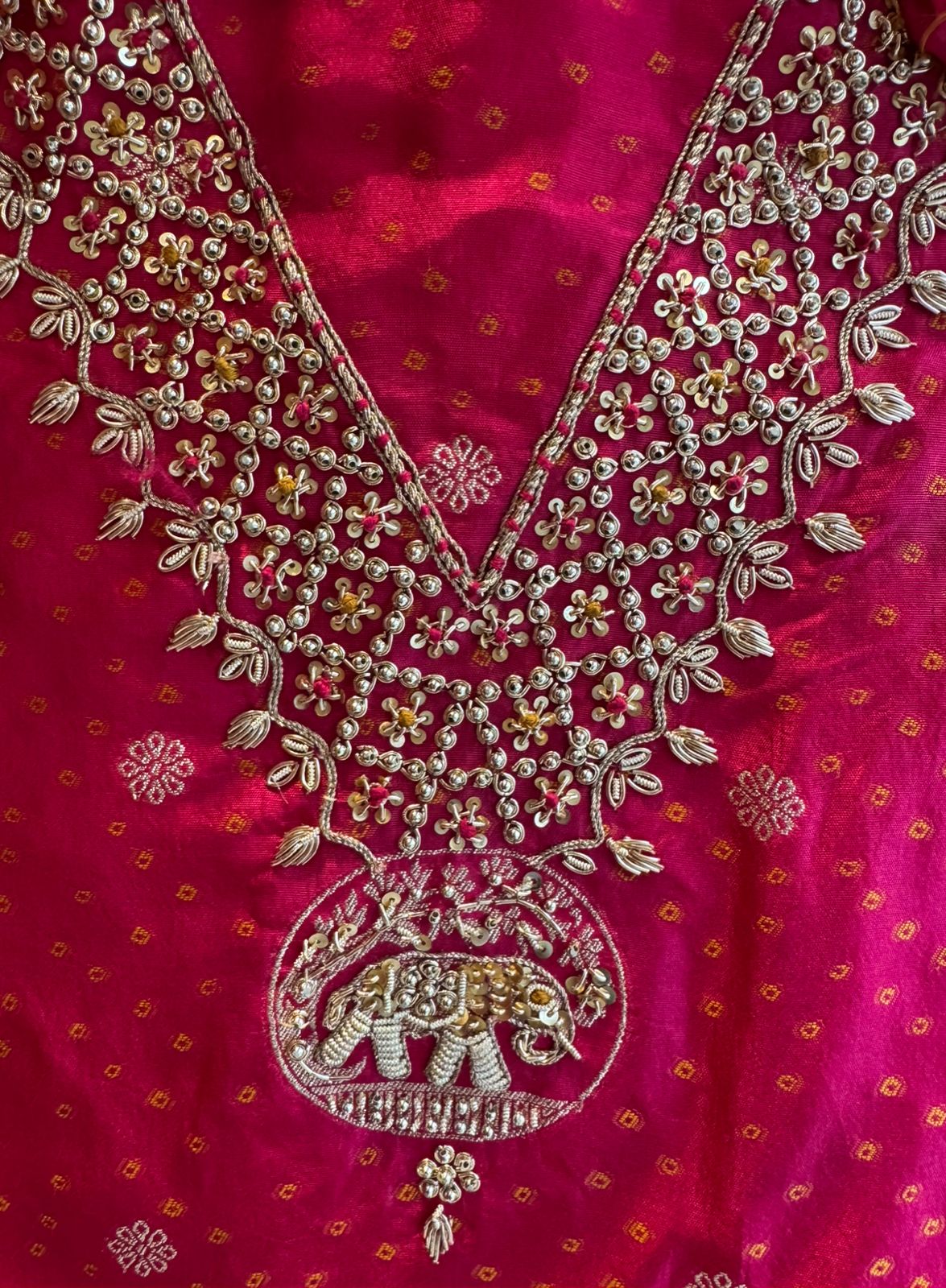 Pure Silk bandhani Suit