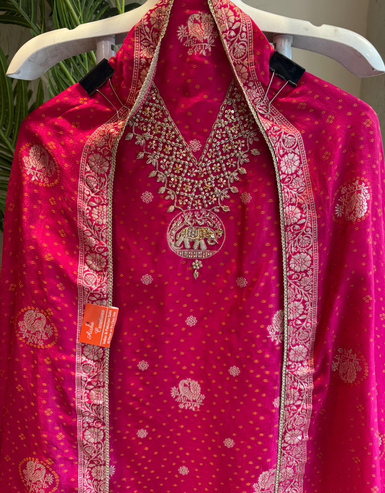Pure Silk bandhani Suit