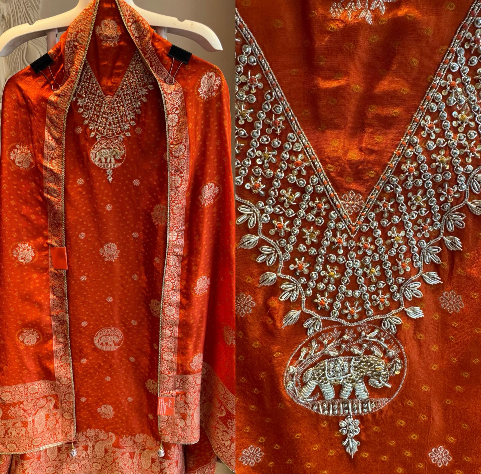 Pure Silk bandhani Suit