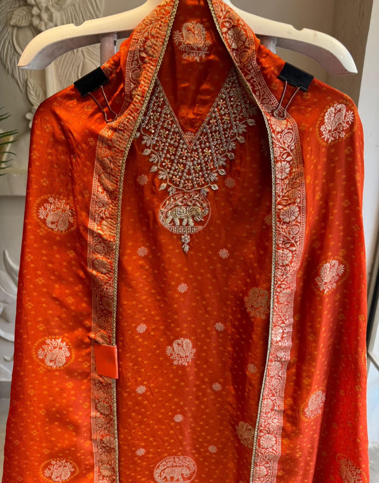 Pure Silk bandhani Suit