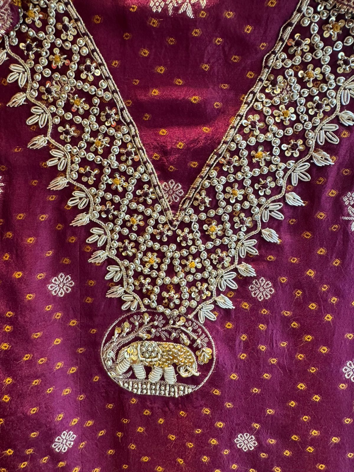 Pure Silk bandhani Suit