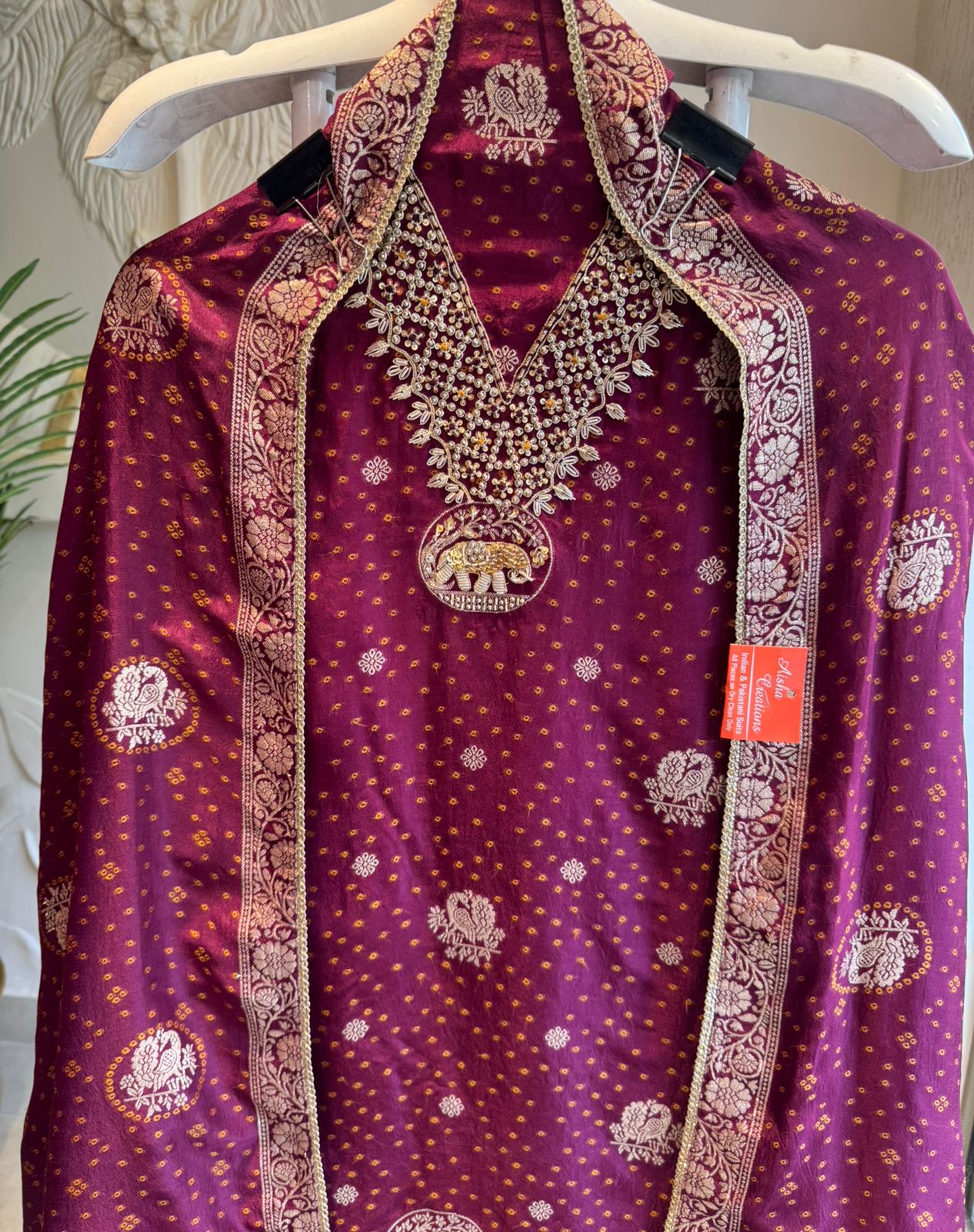 Pure Silk bandhani Suit