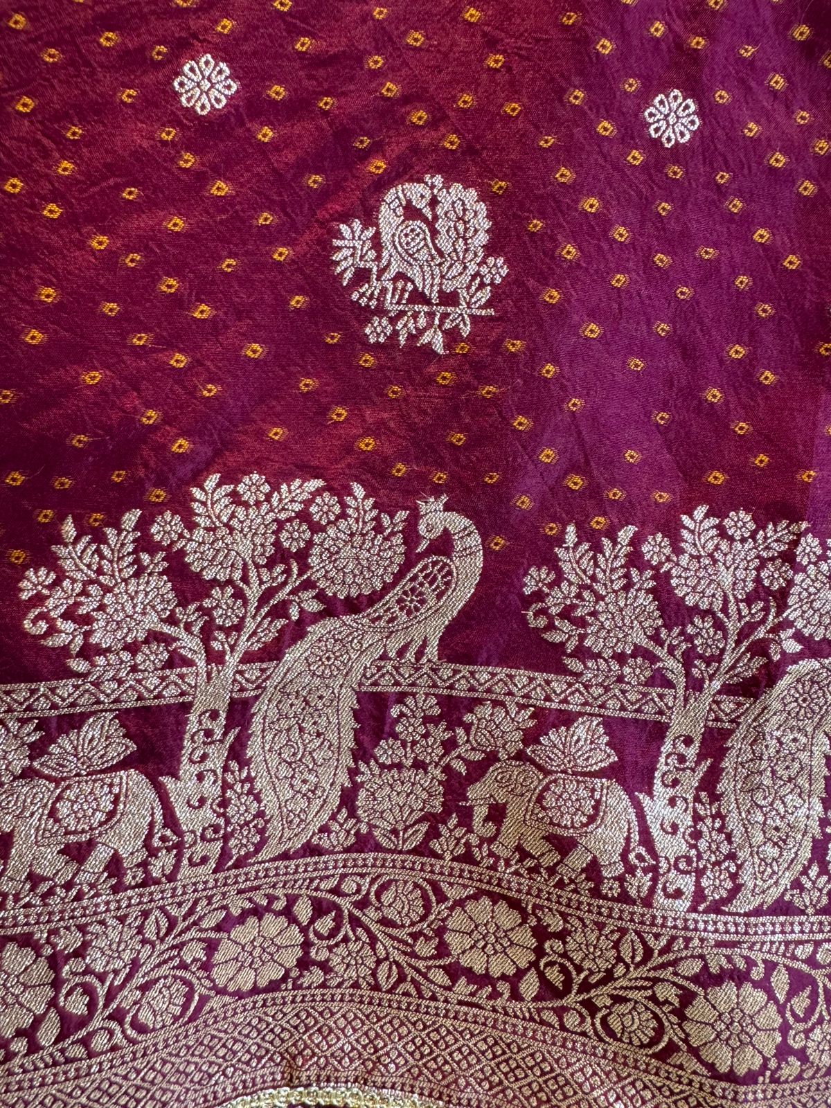 Pure Silk bandhani Suit