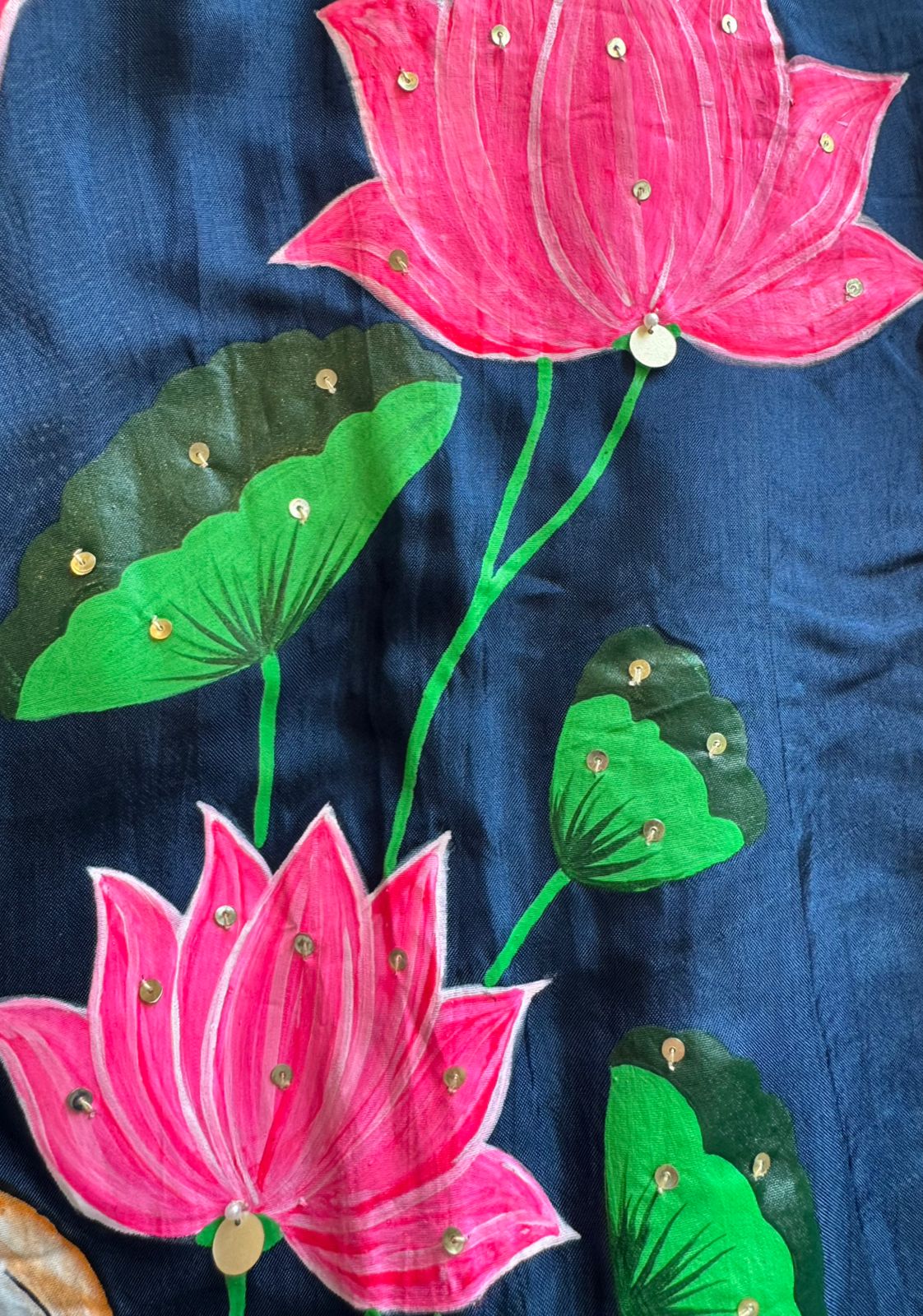 Beautiful hand-painted suit