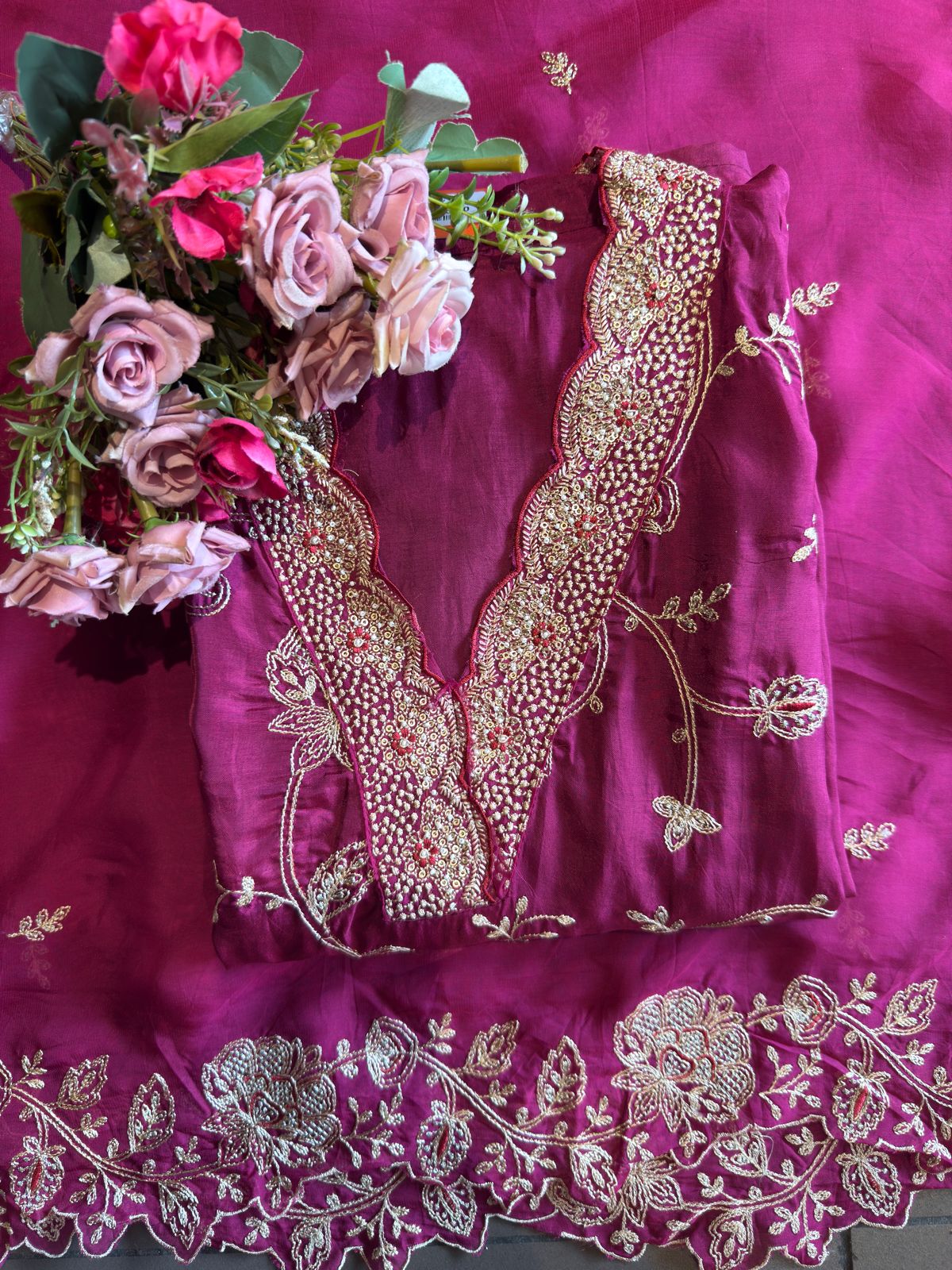 Pure Silk Unstitched suit