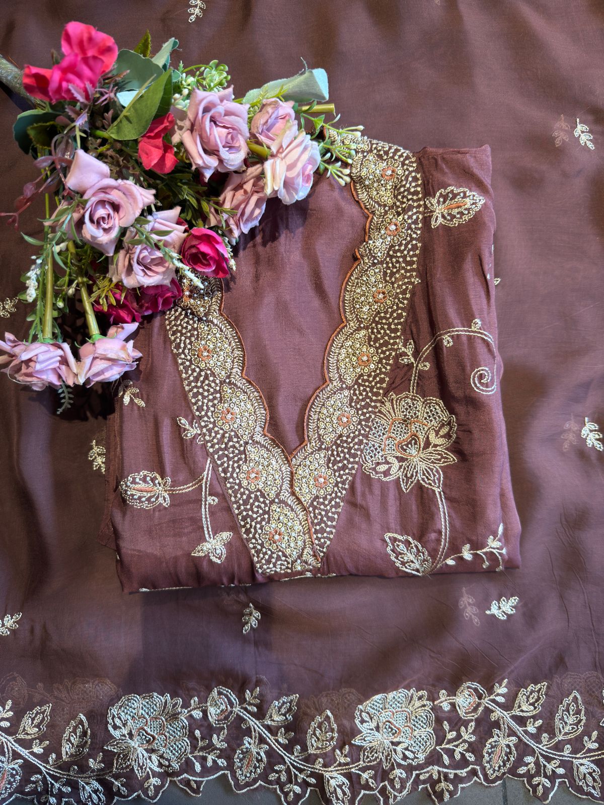 Pure Silk Unstitched suit
