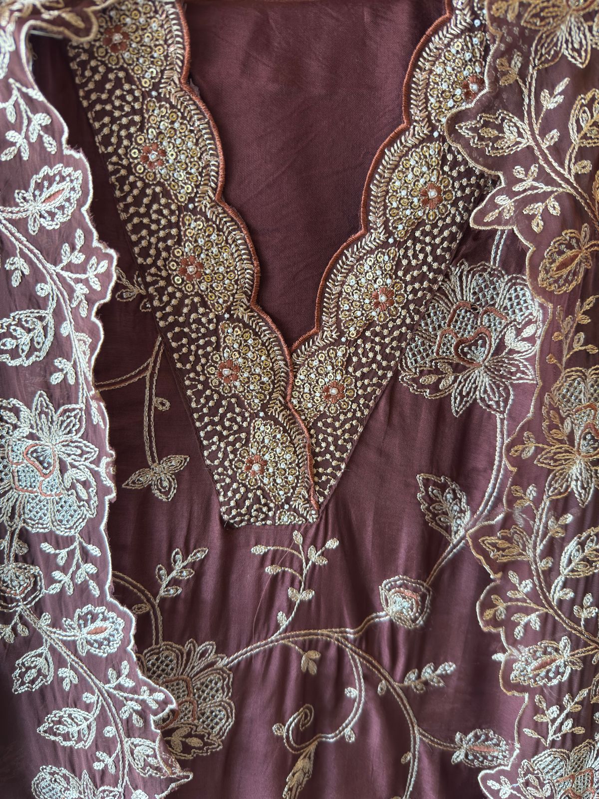 Pure Silk Unstitched suit